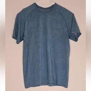Lululemon Metal Vent Tech Short Sleeve 2.0 Distorted Noise Blue Size XL Mens